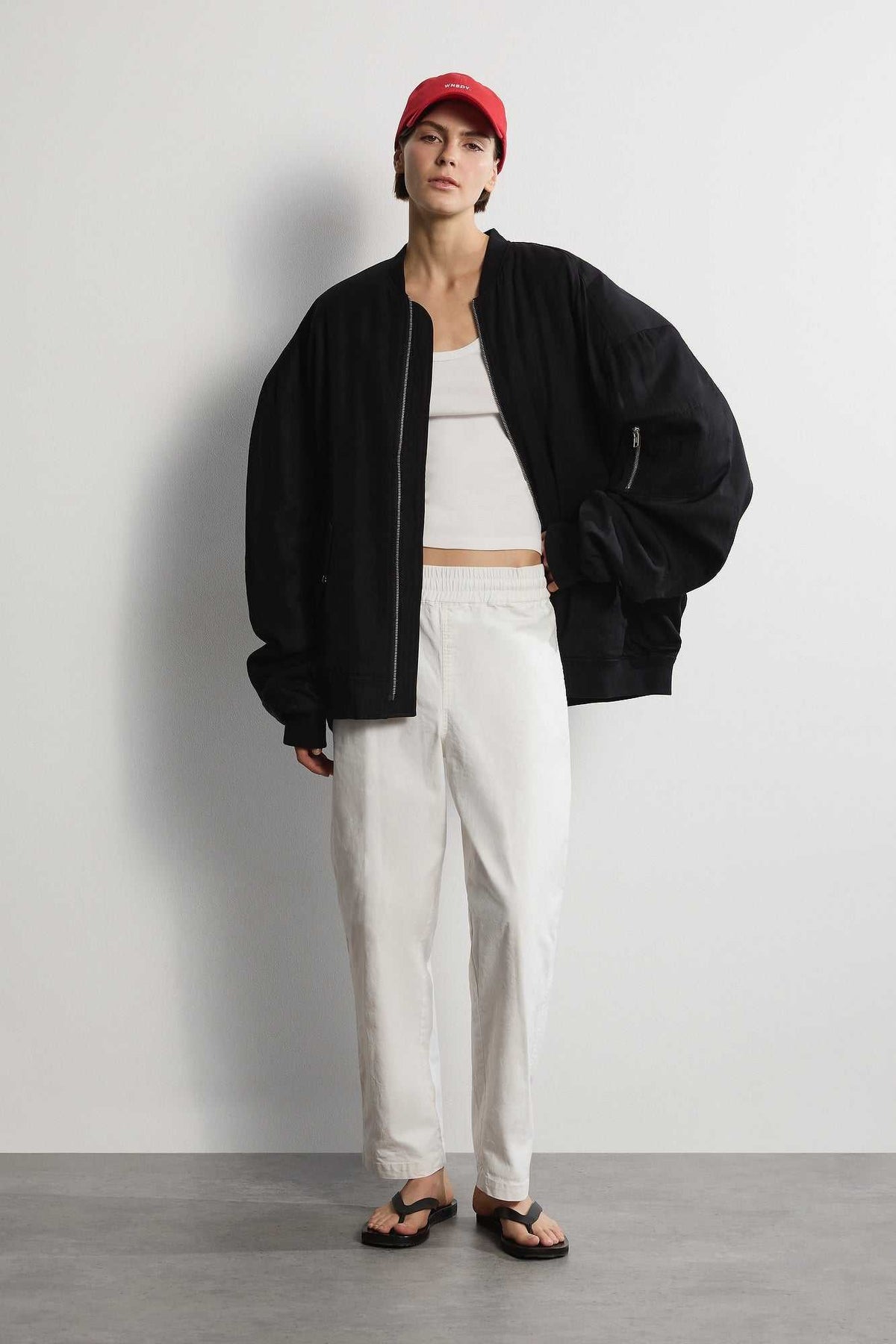 Wnsdy The Jo Bomber Black One Size