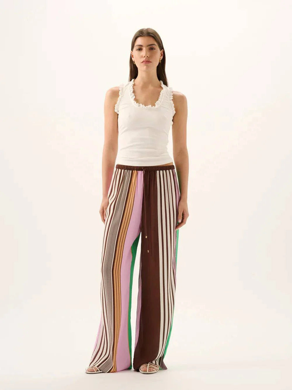 Roame Lucy Rib Tank White