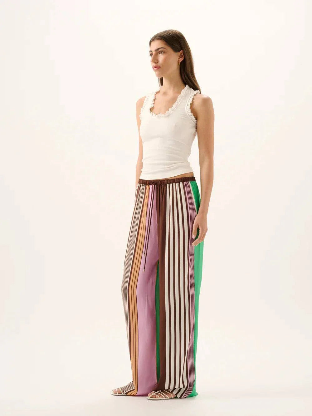 Roame Lucy Rib Tank White