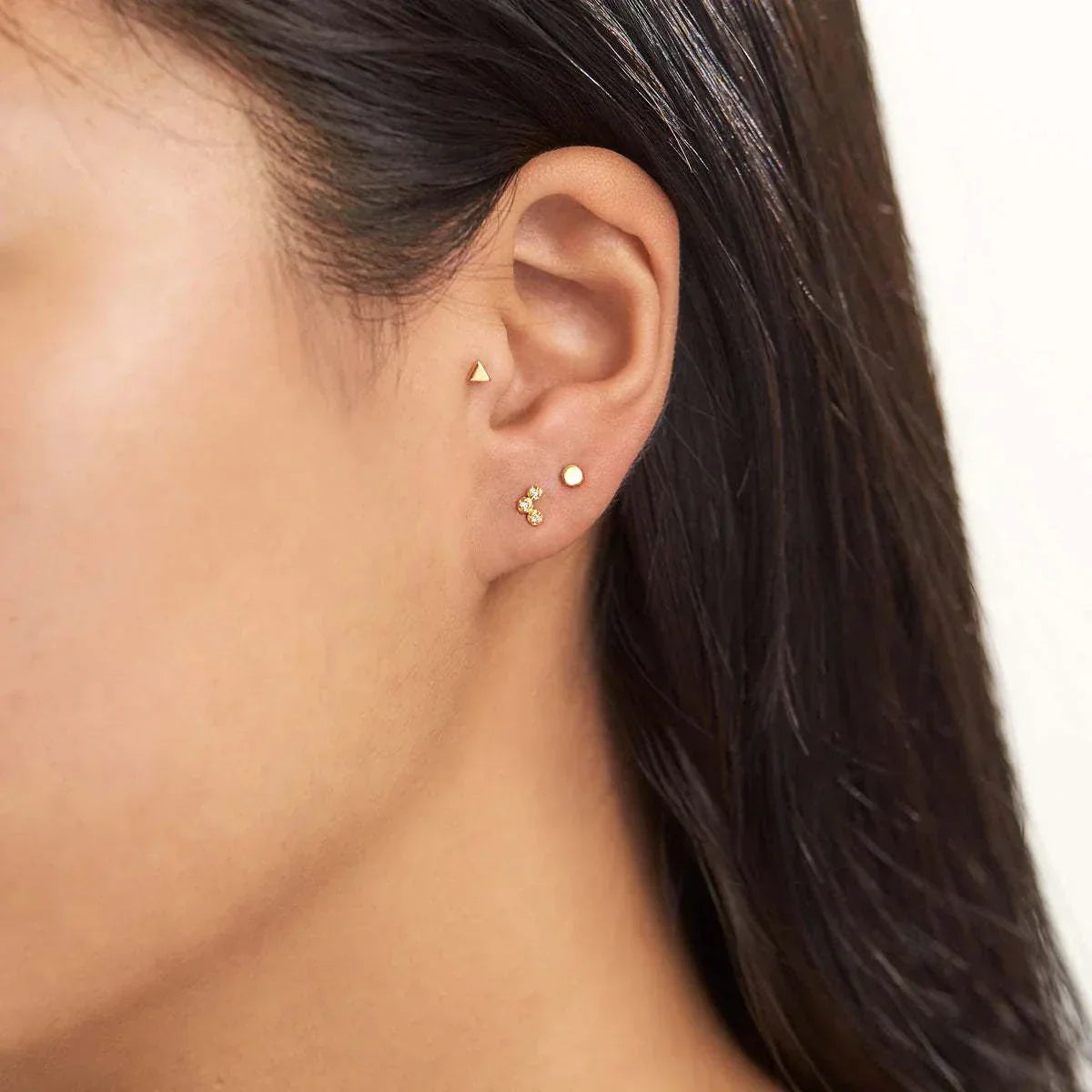 Midsummer Star Cluster Studs Gold