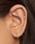 Midsummer Star Cluster Studs Gold