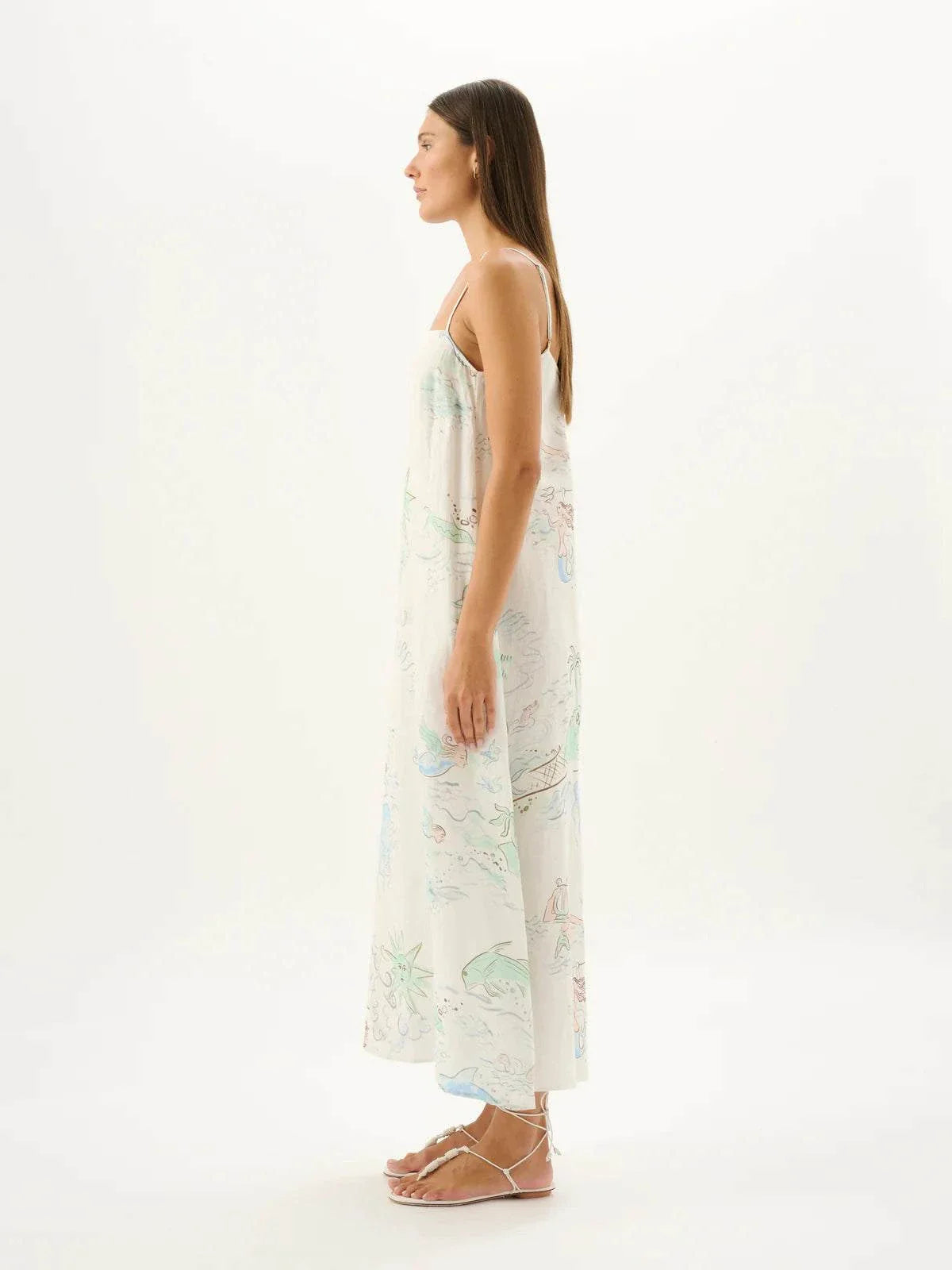 Roame Carolina Maxi Dress Neptuna