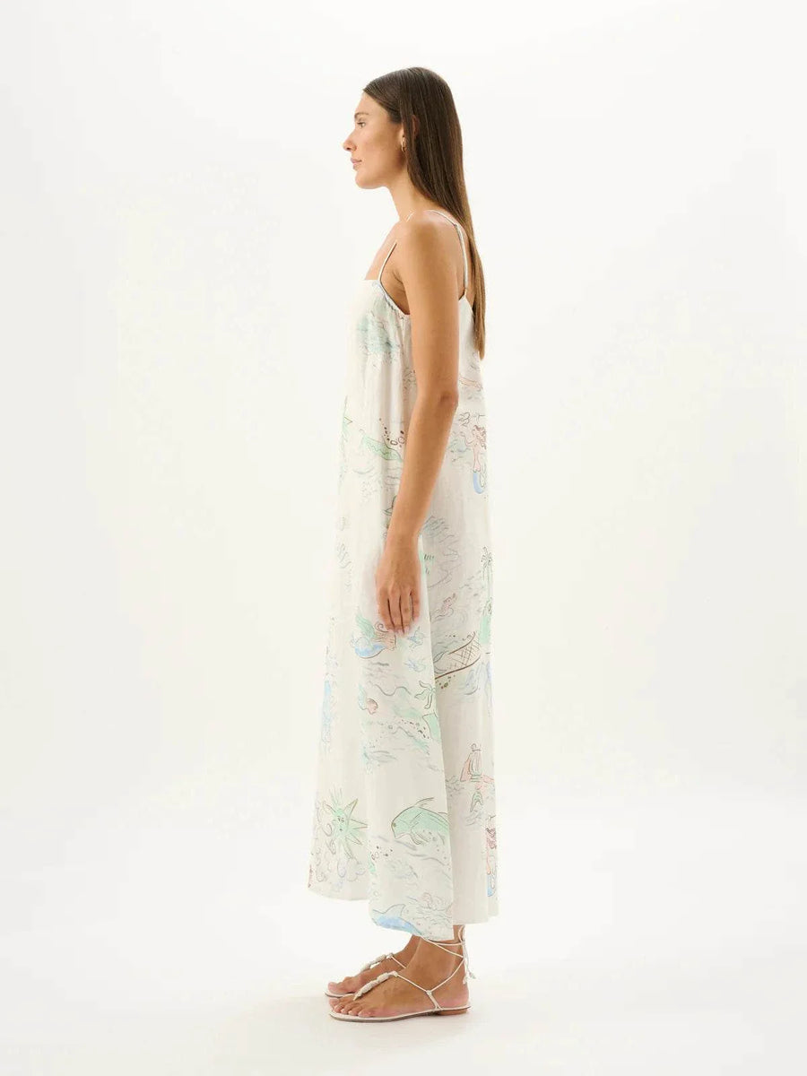 Roame Carolina Maxi Dress Neptuna