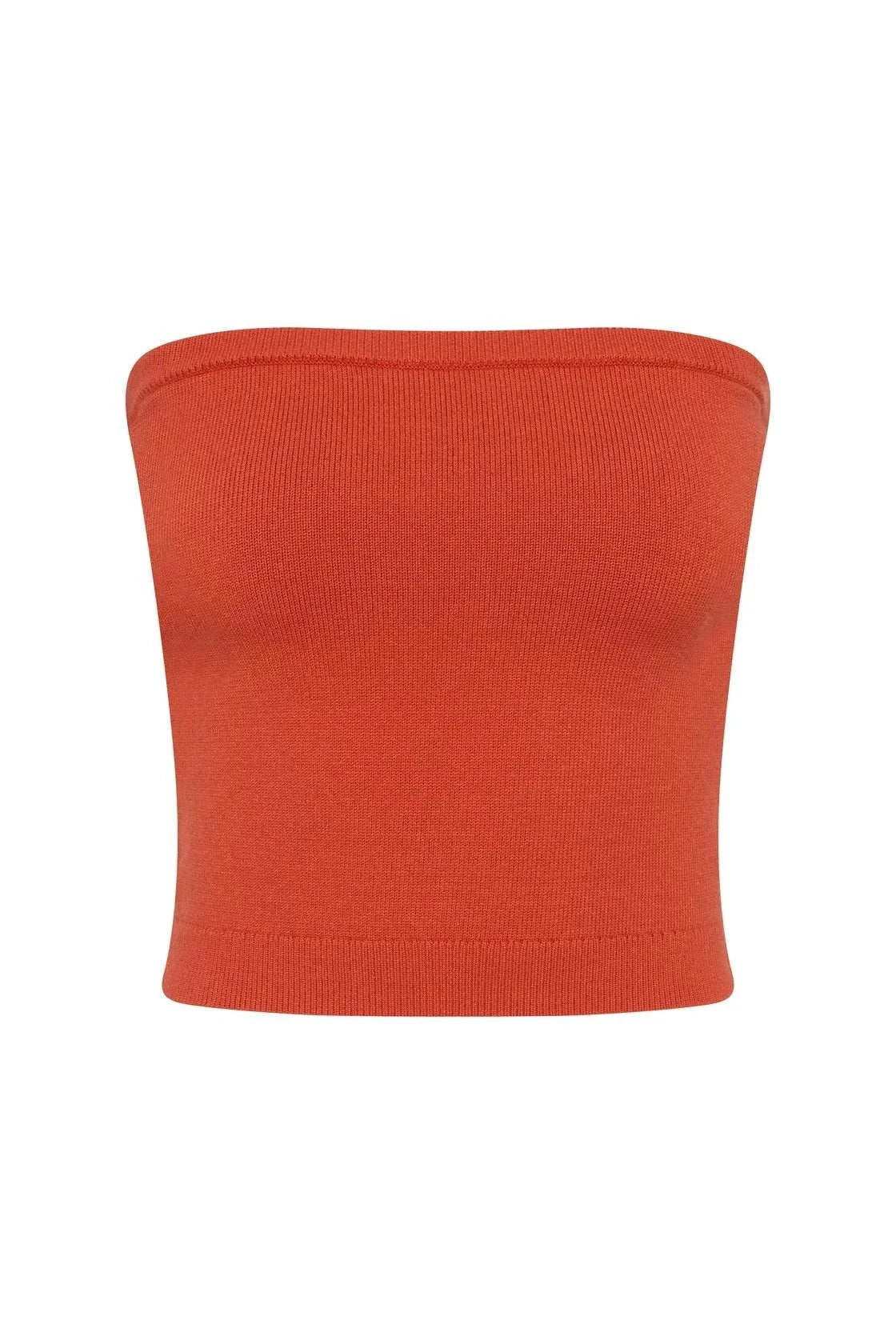 Posse Noah Strapless Top Apple