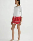 Posse Cody Short Red Ivory Fish