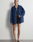 Wnsdy The Brooklyn Jacket Mid Blue