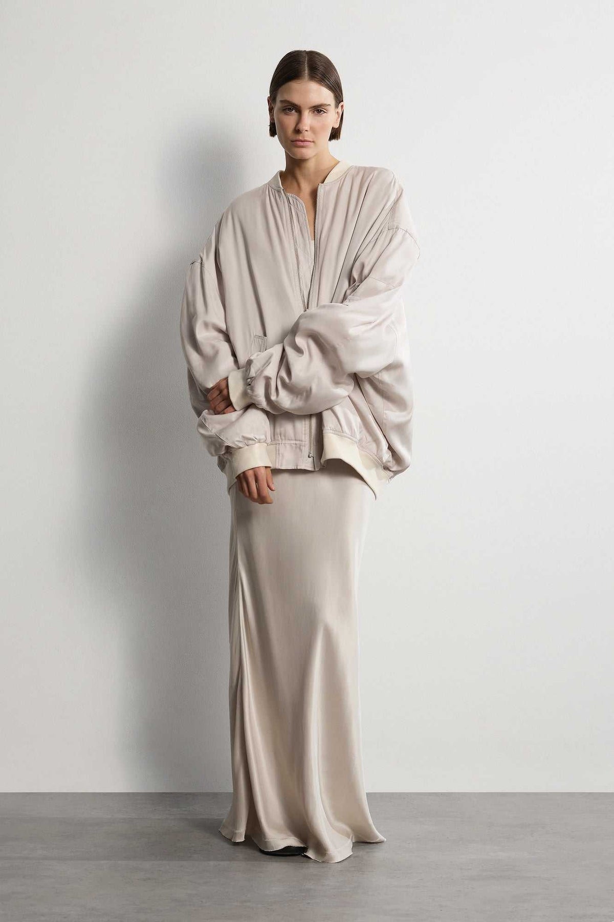 Wnsdy The Jo Bomber Nude One Size