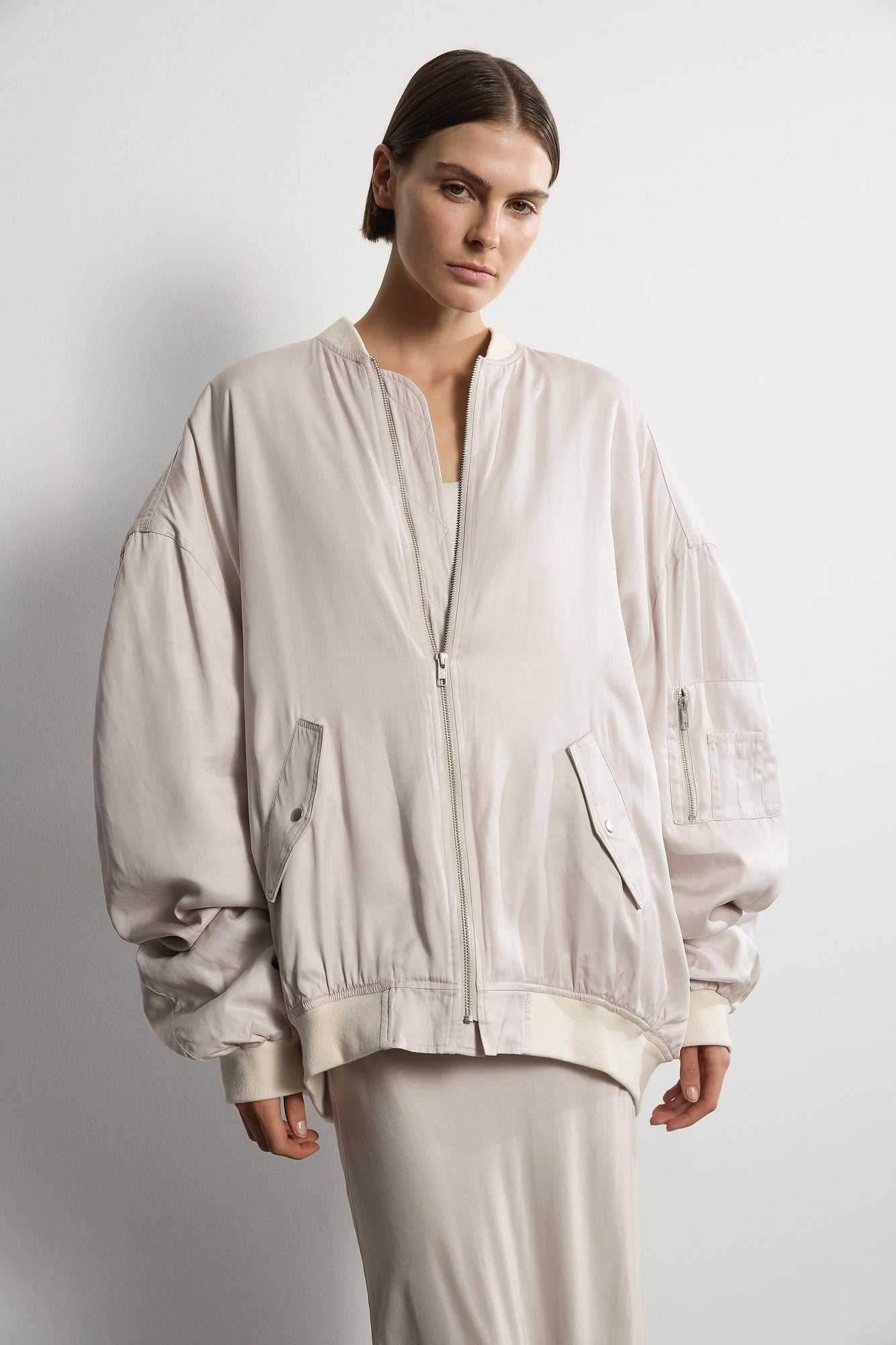 Wnsdy The Jo Bomber Nude One Size