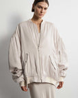 Wnsdy The Jo Bomber Nude One Size