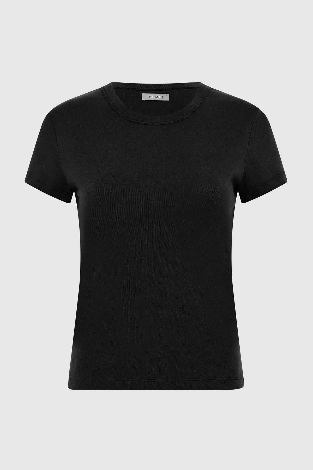 St Agni Organic Cotton Baby Tee Black