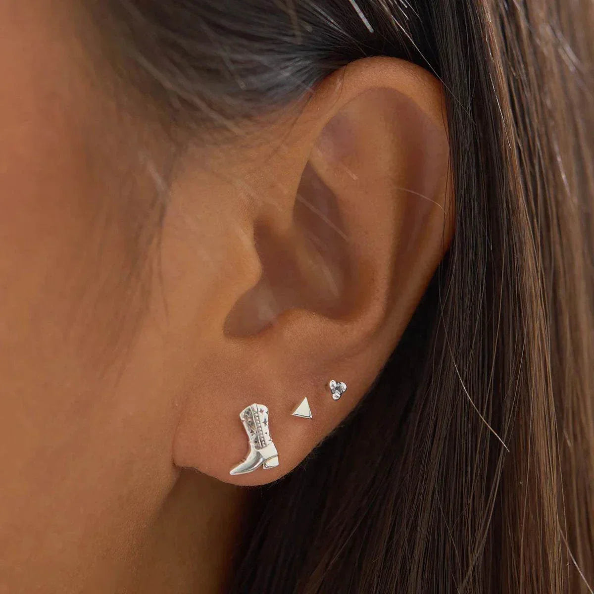 Midsummer Star Cowgirl Boot Stud Silver