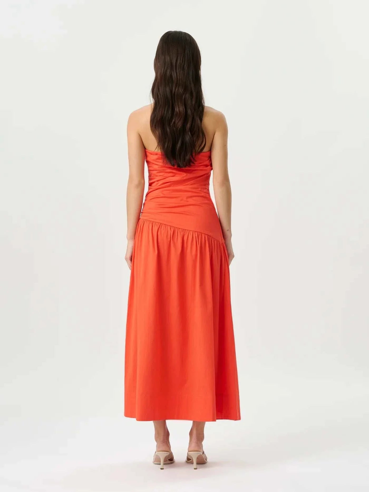 Roame Rene Tie Dress Poppy
