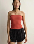 Posse Noah Strapless Top Apple