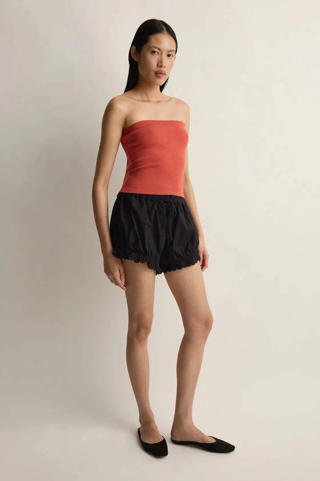 Posse Noah Strapless Top Apple