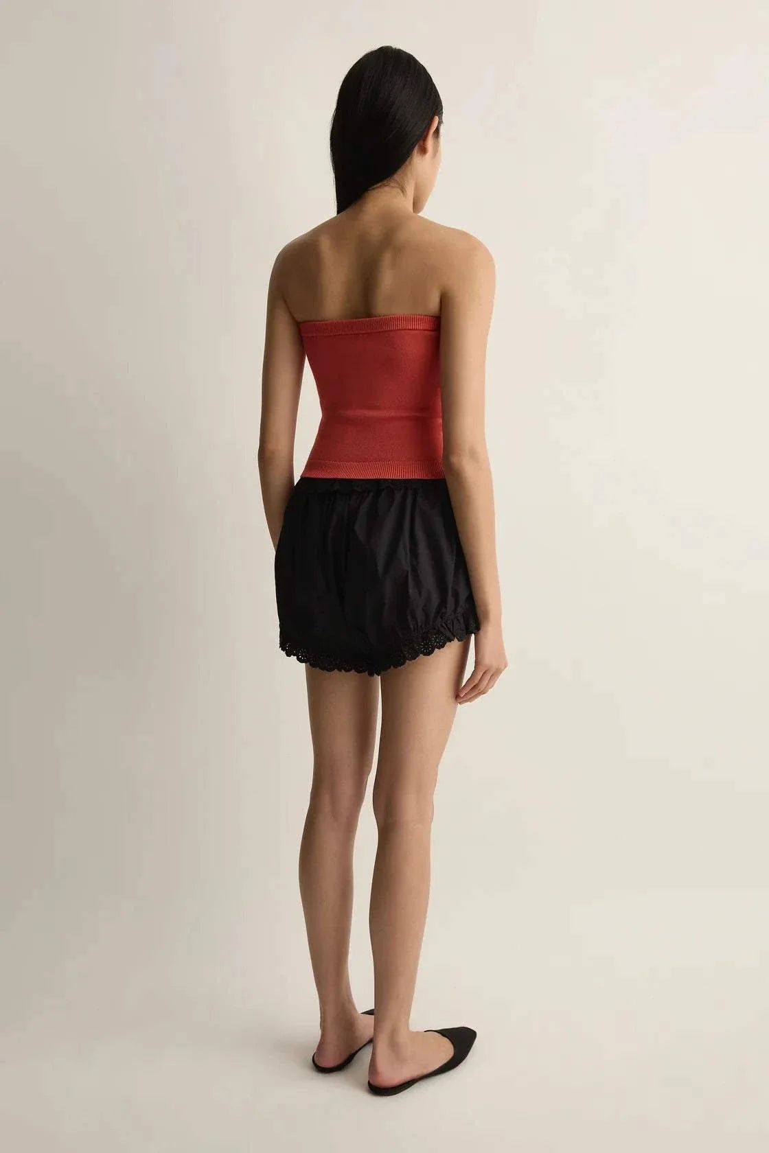 Posse Noah Strapless Top Apple