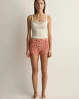 Posse Lexi Short Red Leopard