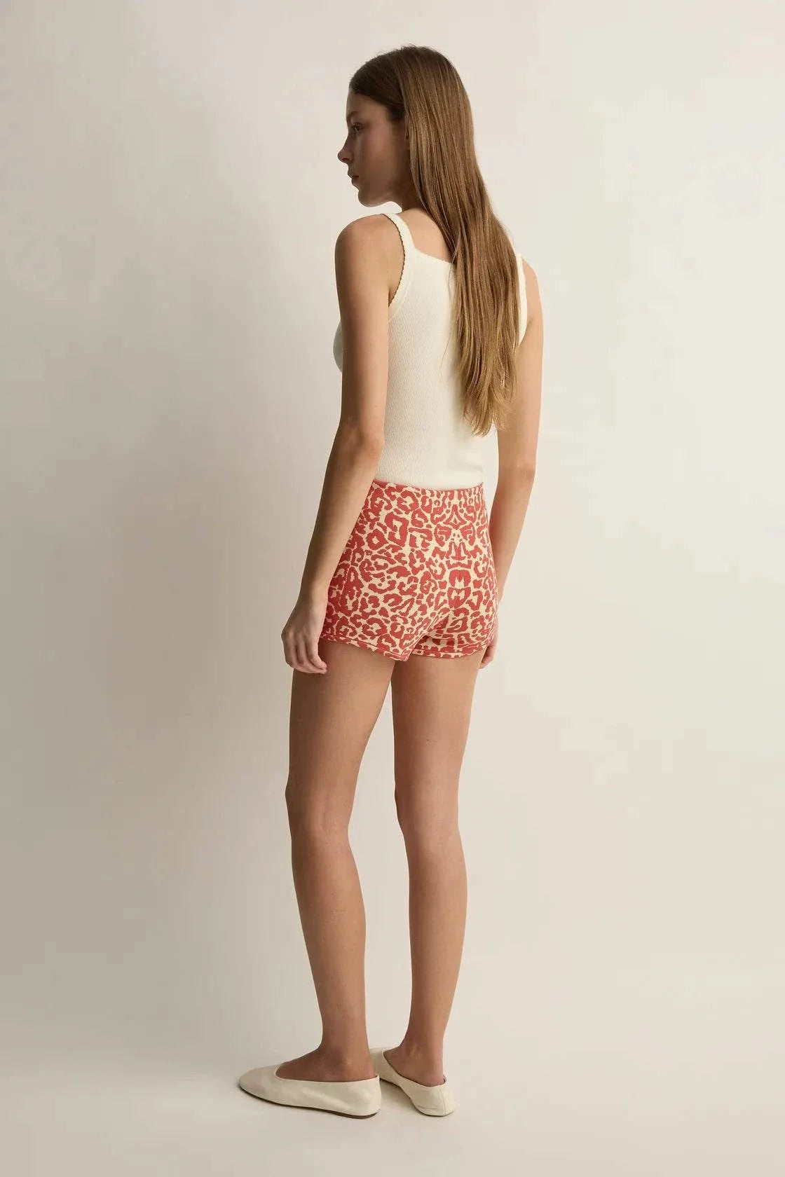 Posse Lexi Short Red Leopard