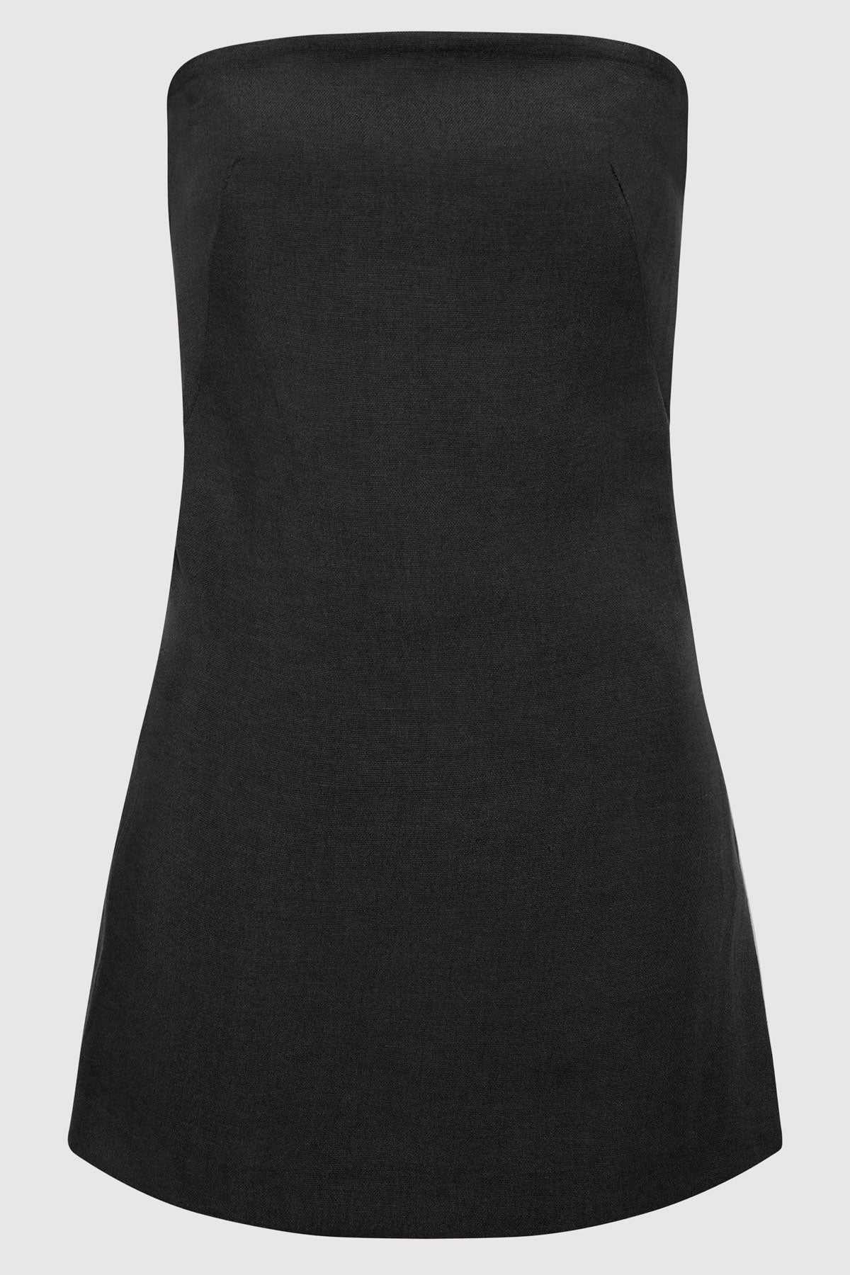 St Agni Column Tunic Black