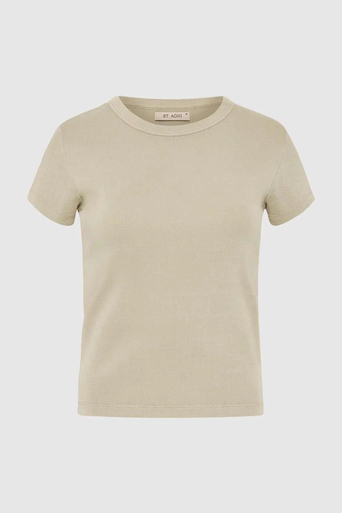 St Agni Organic Cotton Baby Tee Moss Grey