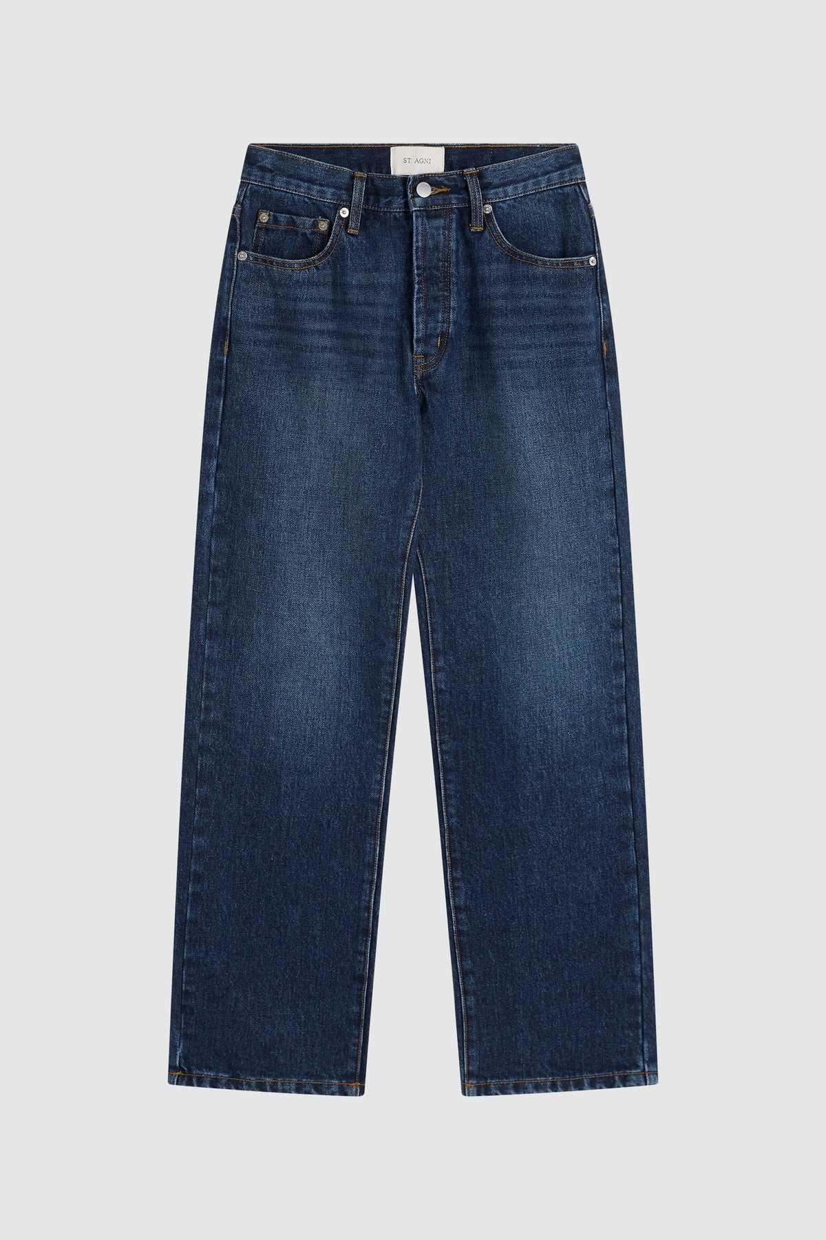 St Agni 90s Straight Leg Jeans Dark Indigo