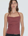 Deiji Studios Folded Top Rust Stripe