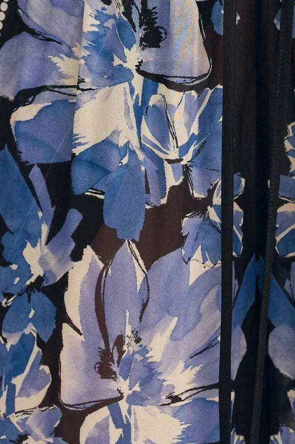 Shona Joy Sabine Drawstring Pant Bluewing Mosaic