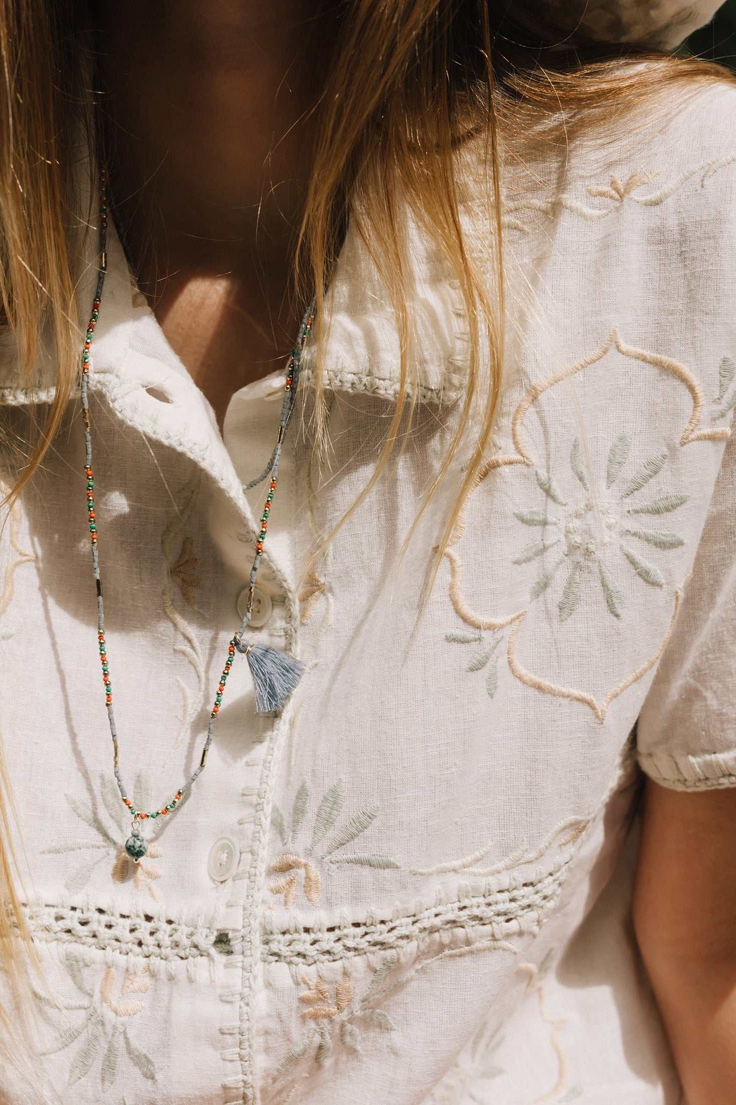 Indi and Cold Necklace Acero