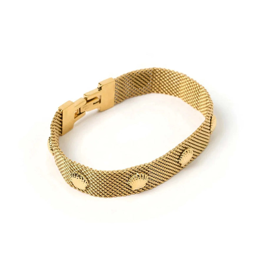 Arms of Eve Seashell Bracelet Gold