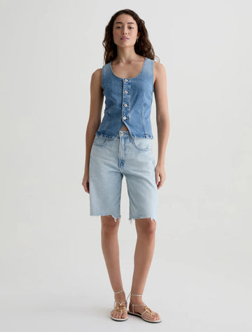 AG Hattie Short High Rise Sunfaded Destructed