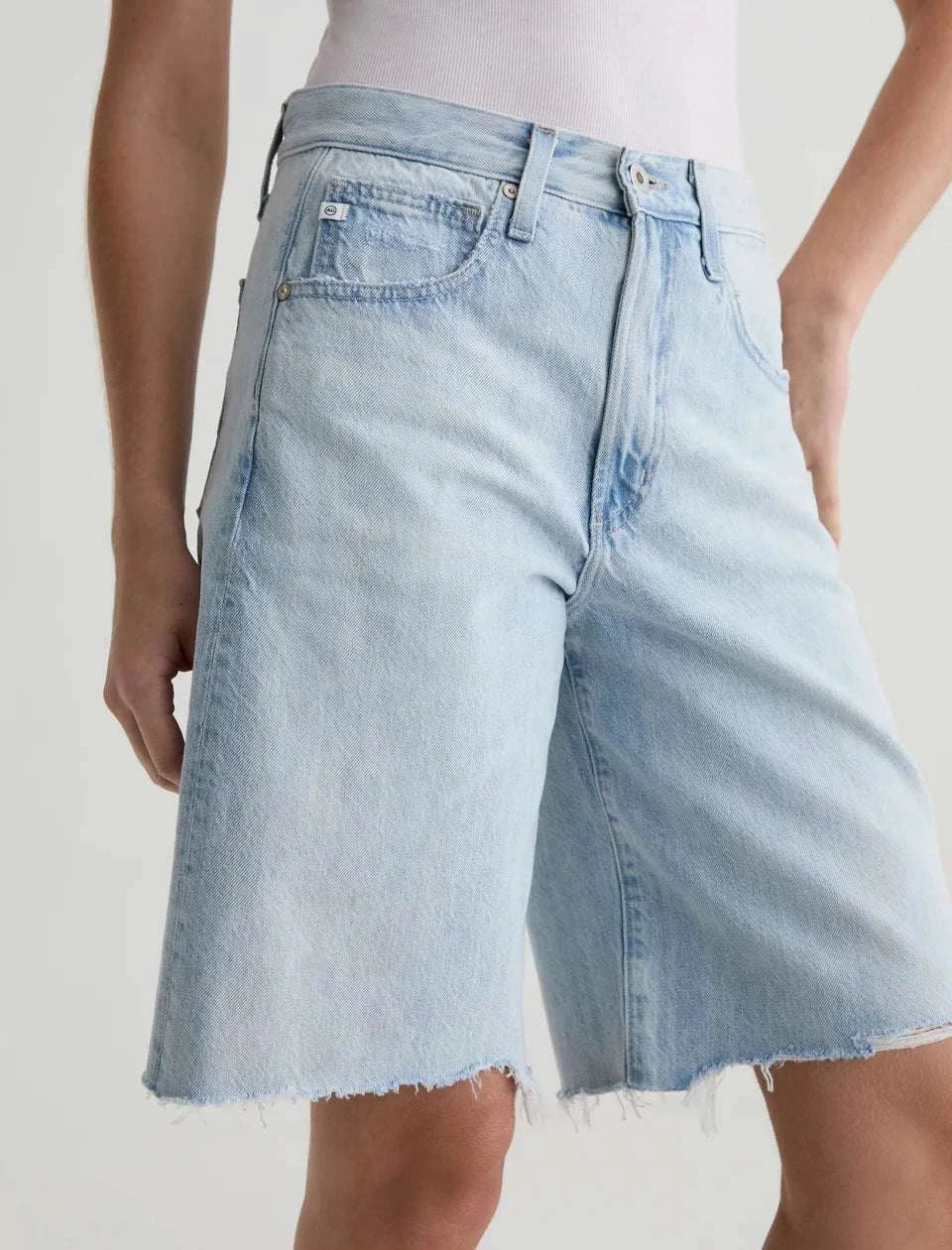 AG Hattie Short High Rise Sunfaded Destructed