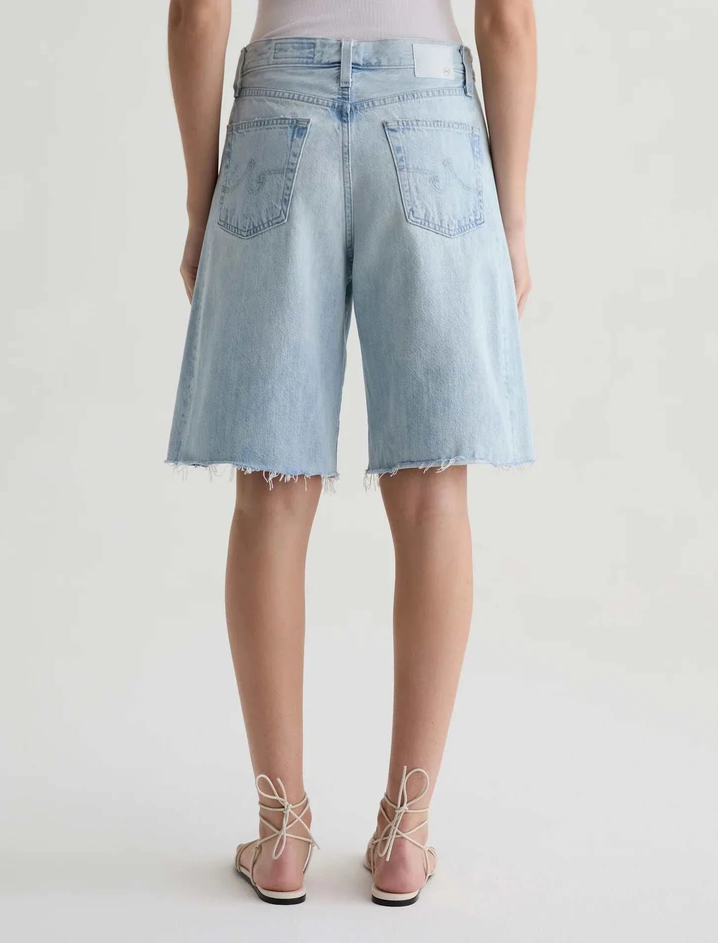 AG Hattie Short High Rise Sunfaded Destructed