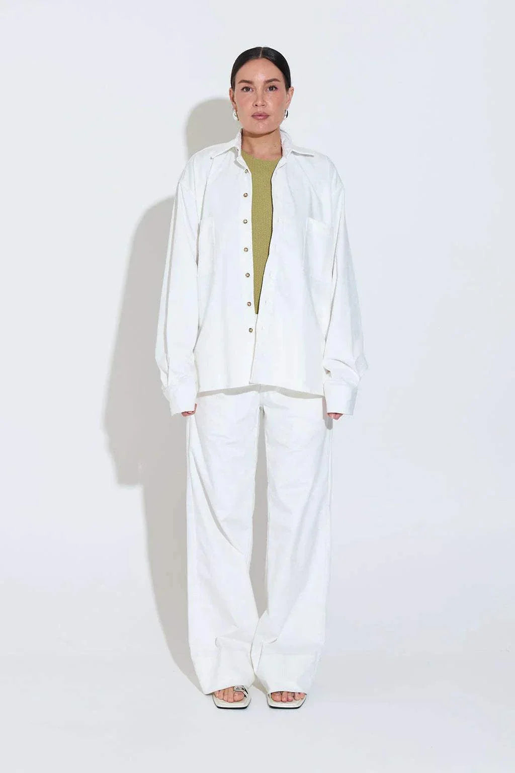 Sara Fox Mosse Pant Off White