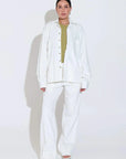 Sara Fox Mosse Shirt Jacket Off White