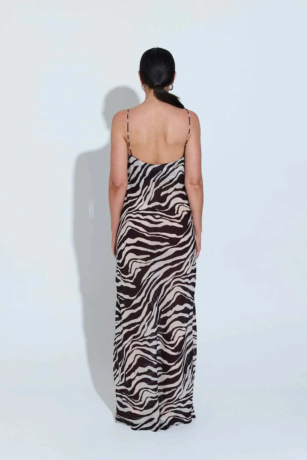 Sara Fox Roux Slip Dress Animal