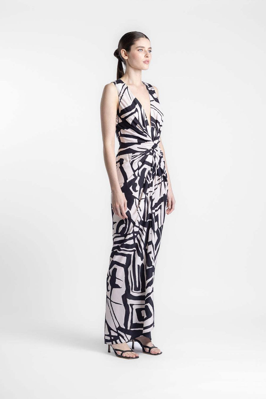 One Fell Swoop Gaia Dress Bauhaus Print.
