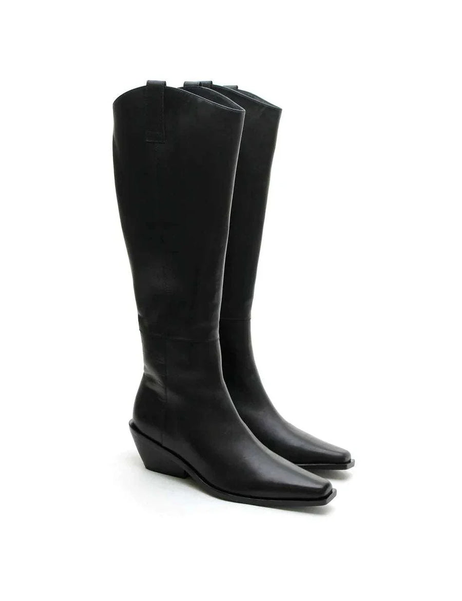 La Tribe Simone Knee High Boot Black