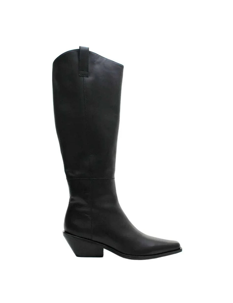 La Tribe Simone Knee High Boot Black