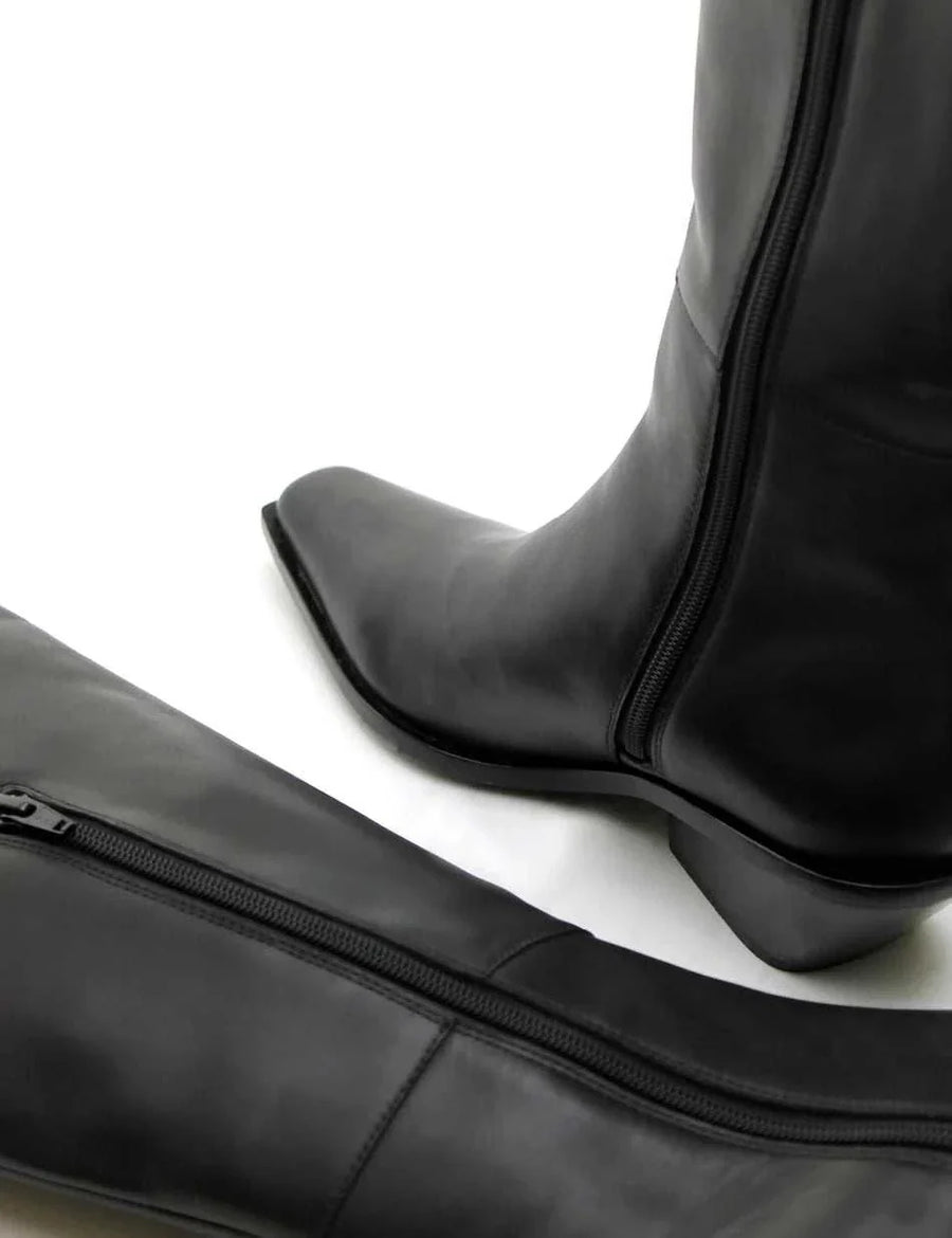 La Tribe Simone Knee High Boot Black