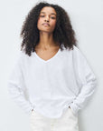 American Vintage Sonoma LS T Shirt White