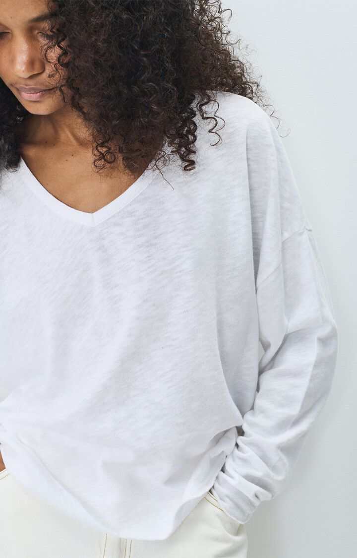American Vintage Sonoma LS T Shirt White