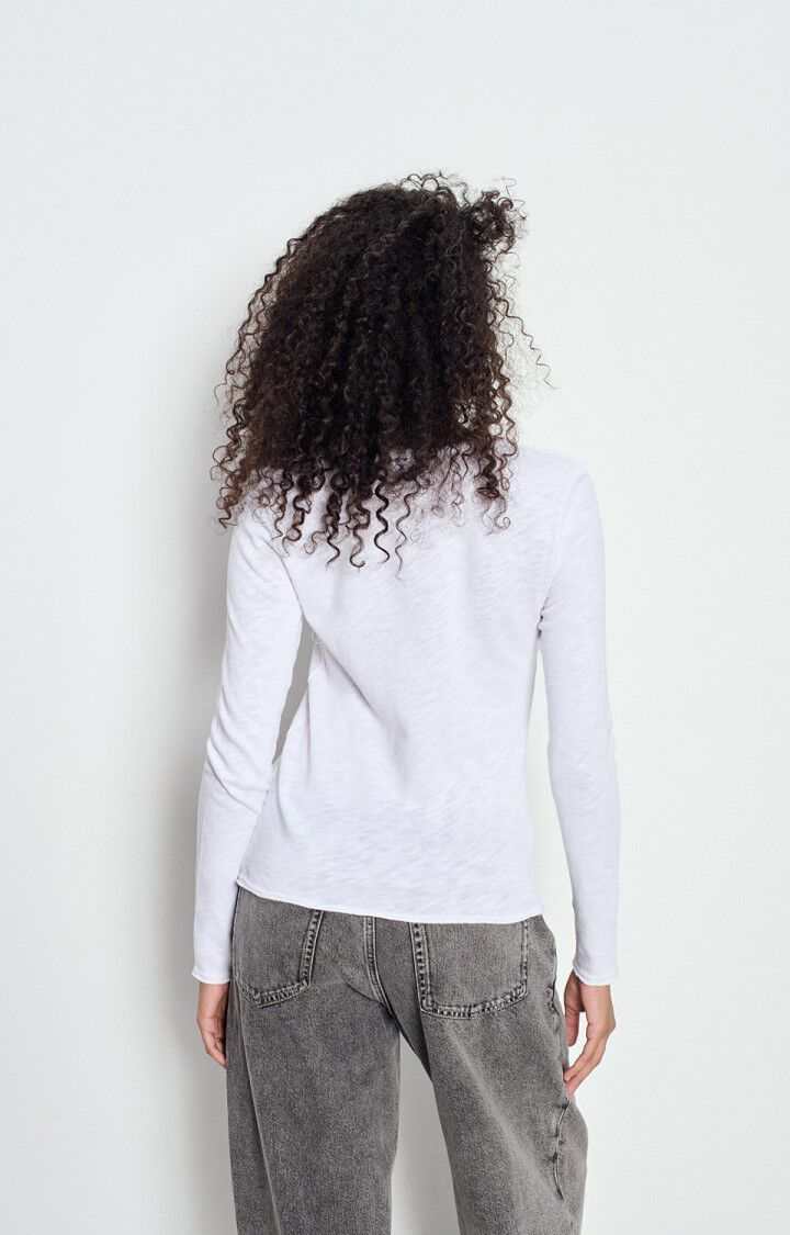 American Vintage Sonoma T Shirt Long Sleeve Vintage White