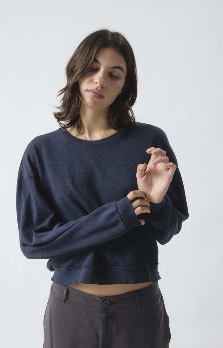American Vintage Sonoma Long Sleeve T Shirt Vintage Blue