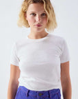 American Vintage Sonoma T Shirt White Fitted
