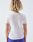 American Vintage Sonoma T Shirt White Fitted