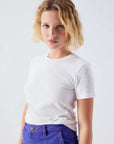 American Vintage Sonoma T Shirt White Fitted