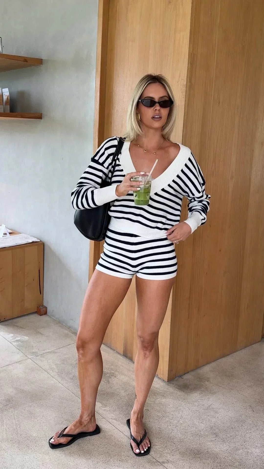 Primi Sonny Hot Short Navy Stripe