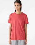 Bassike Classic T Shirt Heritage Red