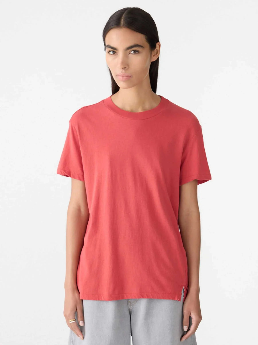 Bassike Classic T Shirt Heritage Red