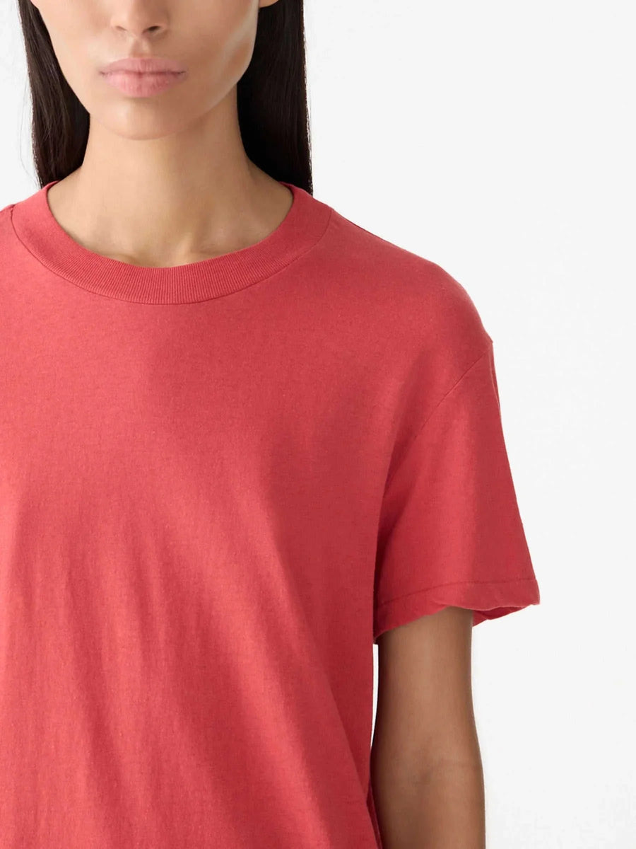 Bassike Classic T Shirt Heritage Red