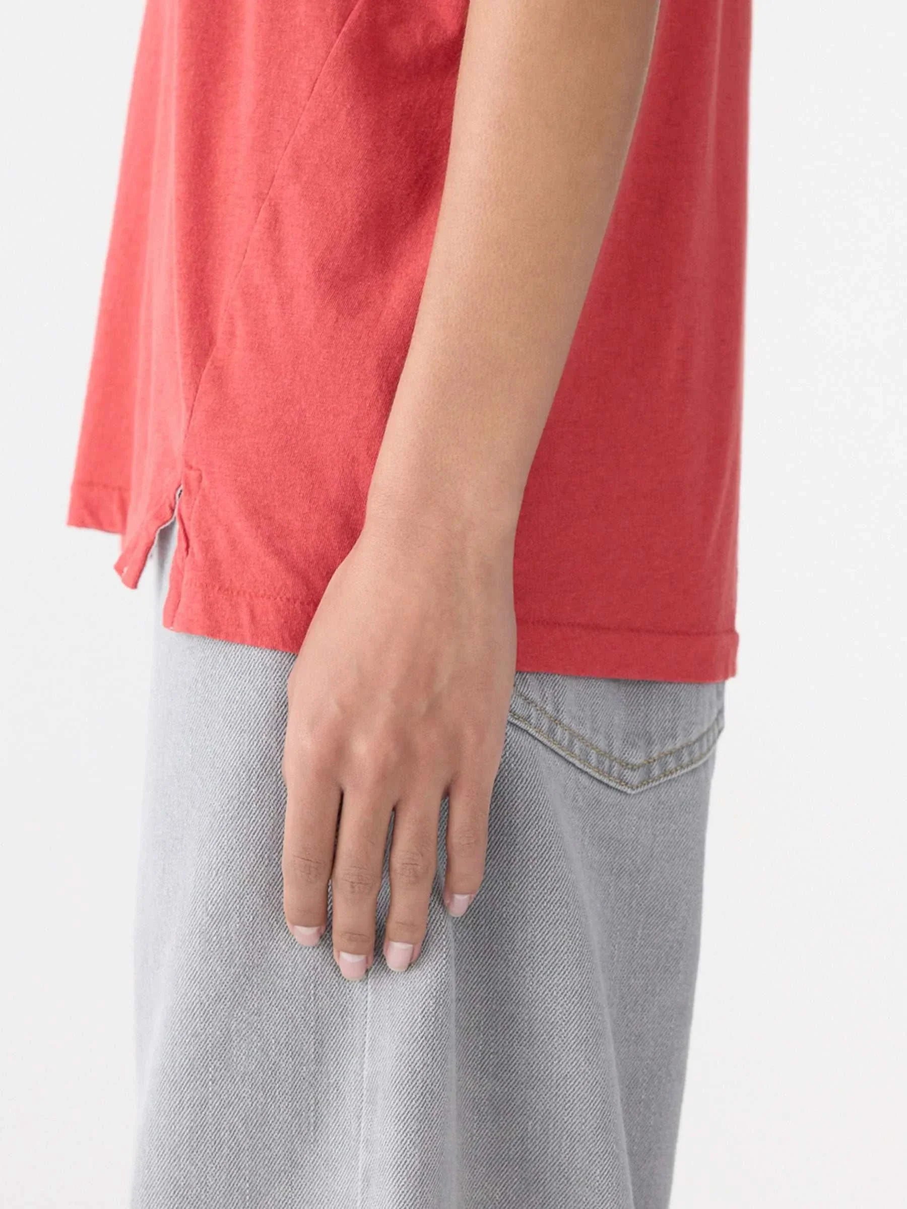 Bassike Classic T Shirt Heritage Red